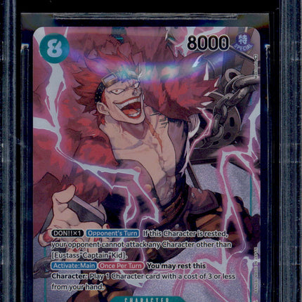 Eustass "Captain" Kid - OP01-051 - BGS 10 - Alt Art - Romance Dawn - One Piece - 09905