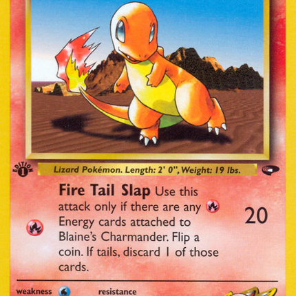 Blaine's Charmander (60/132) [Gym Challenge 1st Edition]