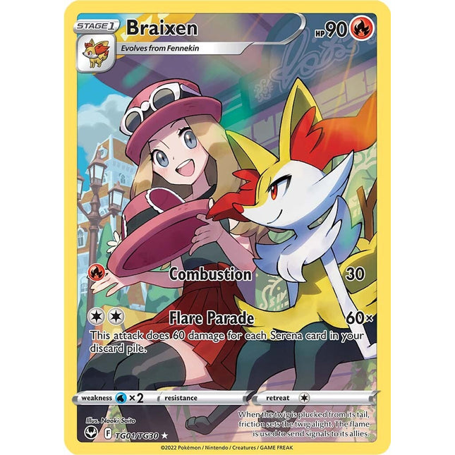 Braixen (TG01/TG30) [Sword & Shield: Silver Tempest]