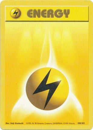 Lightning Energy (100/102) [Base Set]