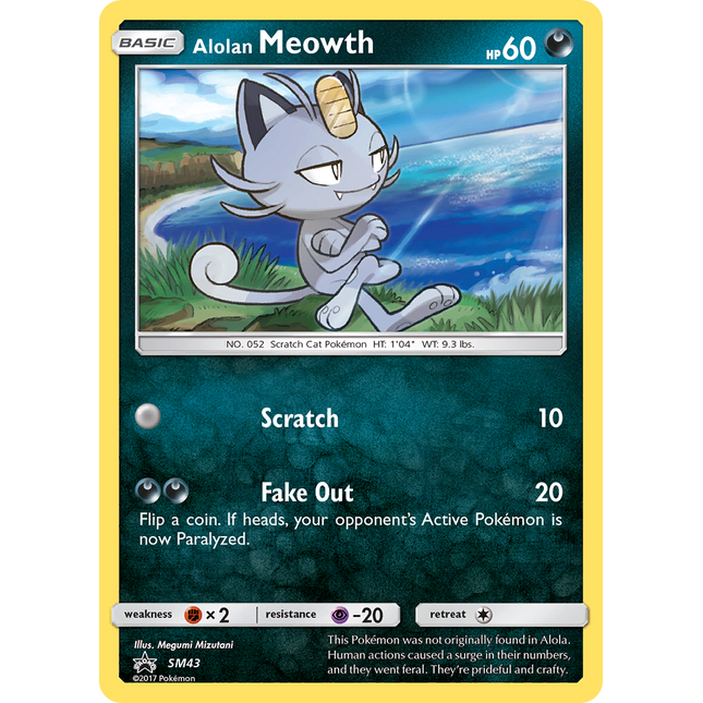 Alolan Meowth [SM Black Star Promos]