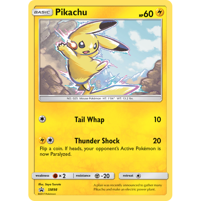 Pikachu (SM98) [Sun & Moon: Black Star Promos]