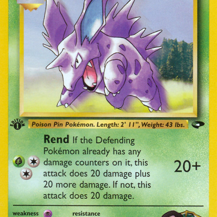 Giovanni's Nidorino (45/132) [Gym Challenge 1st Edition]