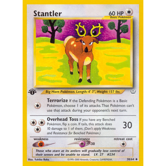Stantler (38/64) [Neo Revelation 1st Edition]