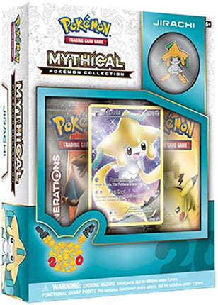 Jirachi Mythical Collection - Pokemon - Generations - Pin Box - Sealed - New