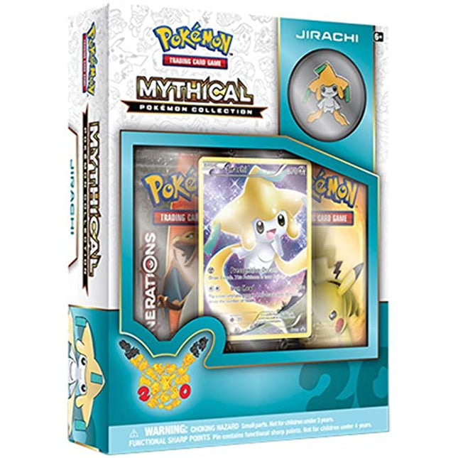 Jirachi Mythical Collection - Pokemon - Generations - Pin Box - Sealed - New