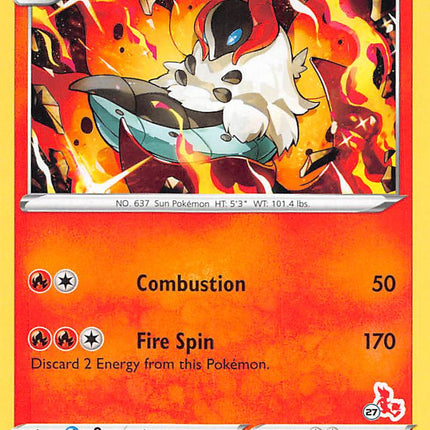 Volcarona (24/198) (Cinderace Stamp #27) [Battle Academy 2022]