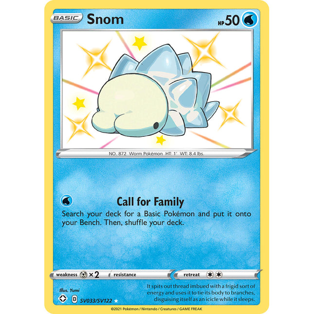 Snom (SV033/SV122) [Sword & Shield: Shining Fates]