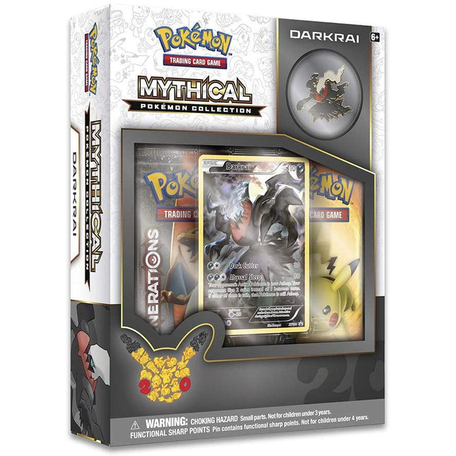 Darkrai Mythical Collection - Pokemon - Generations - Pin Box - Sealed - New