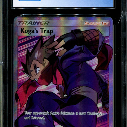 Koga's Trap - 211/214 - CGC 9.5 - Unbroken Bonds - Full Art - Pokemon - 91261