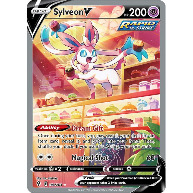 Sylveon V (184/203) [Sword & Shield: Evolving Skies]