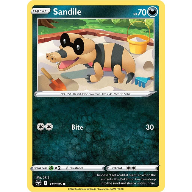 Sandile (111/195) [Sword & Shield: Silver Tempest]