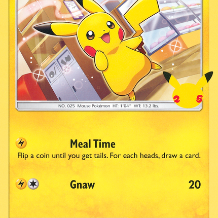 Pikachu (25/25) [McDonald's 25th Anniversary]