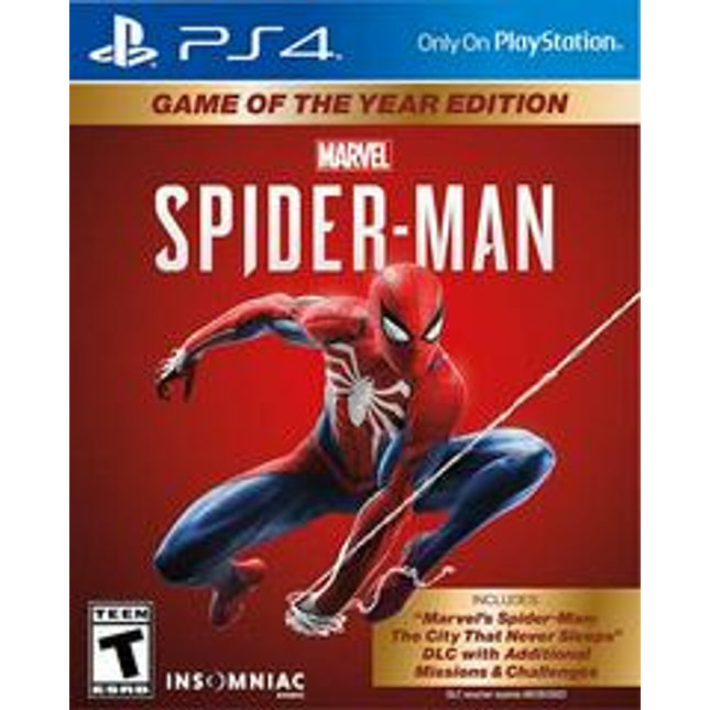 Marvel Spiderman [Game of the Year] - Playstation 4