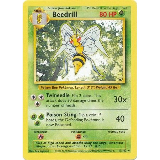 Beedrill (17/102) [Base Set]