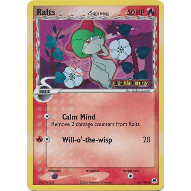 Ralts (61/101) (Delta Species) (Stamped) [EX: Dragon Frontiers]
