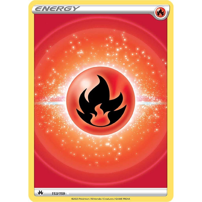 Fire Energy (153/159) (Texture Full Art) [Sword & Shield: Crown Zenith]