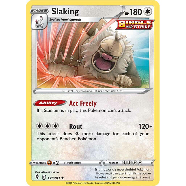 Slaking (131/203) [Sword & Shield: Evolving Skies]