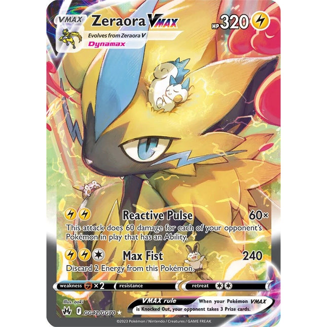 Zeraora VMAX (GG42/GG70) [Sword & Shield: Crown Zenith]