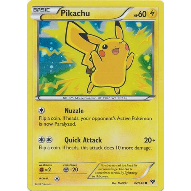Pikachu (42/146) (2014 Movie Promo) [Miscellaneous Cards & Products]
