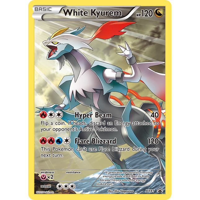 White Kyurem (XY81) (Full Art Promo) [XY: Black Star Promos]