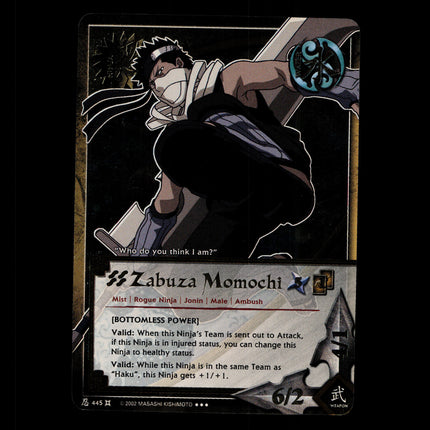 Zabuza Momochi - 445 - NM - 1st Edition - Foil - Naruto CCG - D4-219