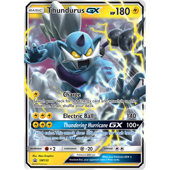Thundurus-GX [SM Black Star Promos]