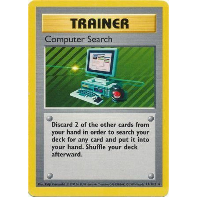 Computer Search (71/102) [Base Set (Shadowless)]