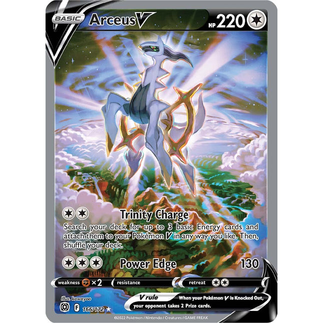 Arceus V (166/172) [Sword & Shield: Brilliant Stars]