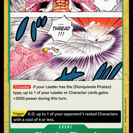 Flapping Thread - OP04-037 - NM - Uncommon - English OP04 - One Piece TCG