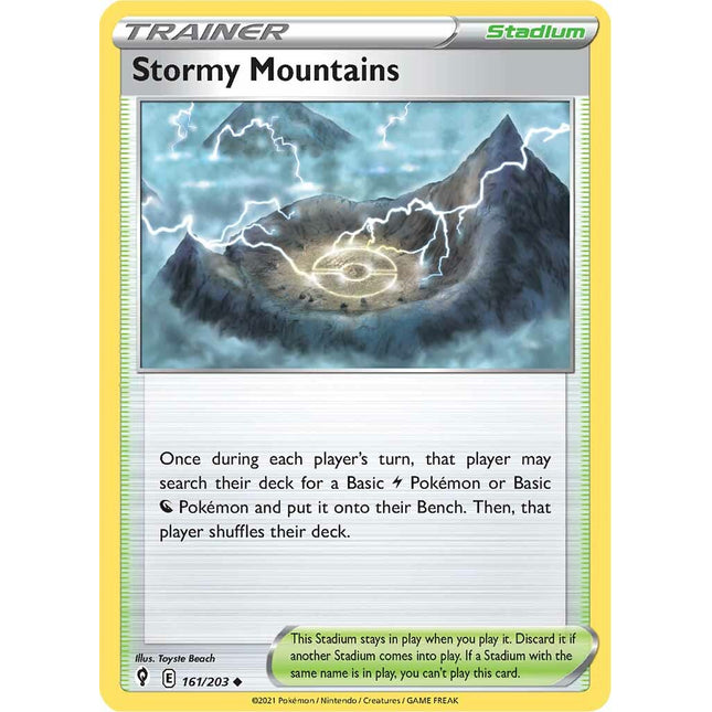Stormy Mountains (161/203) [Sword & Shield: Evolving Skies]
