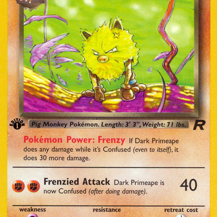 Dark Primeape (43/82) [Team Rocket 1st Edition]