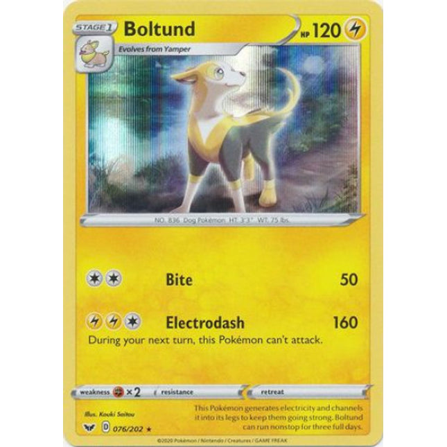 Boltund (076/202) (Cosmos Holo) [Sword & Shield: Base Set]