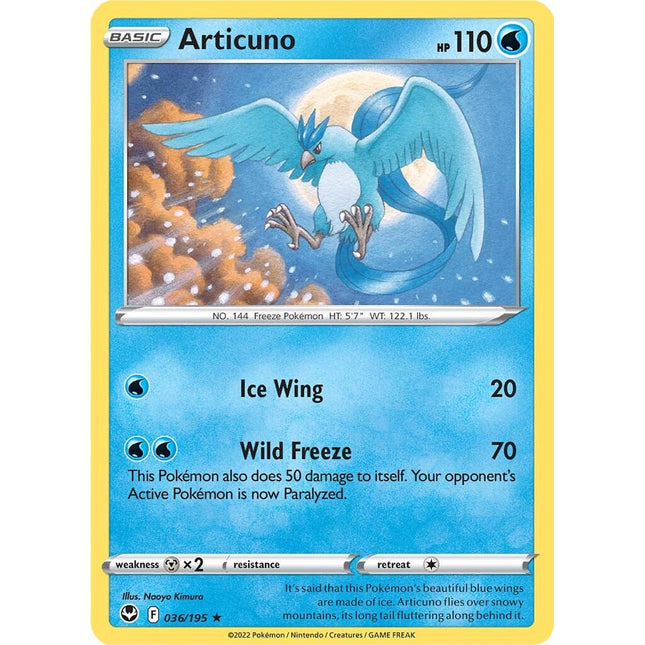 Articuno (036/195) [Sword & Shield: Silver Tempest]