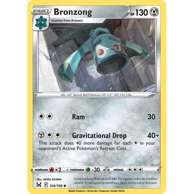 Bronzong (126/196) [Sword & Shield: Lost Origin]