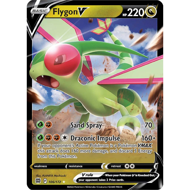 Flygon V (106/172) [Sword & Shield: Brilliant Stars]