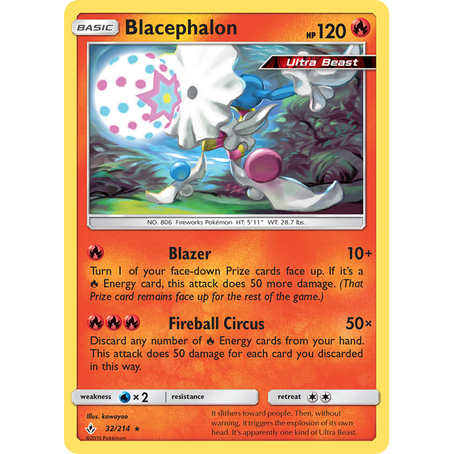 Blacephalon (32/214) [Sun & Moon: Unbroken Bonds]