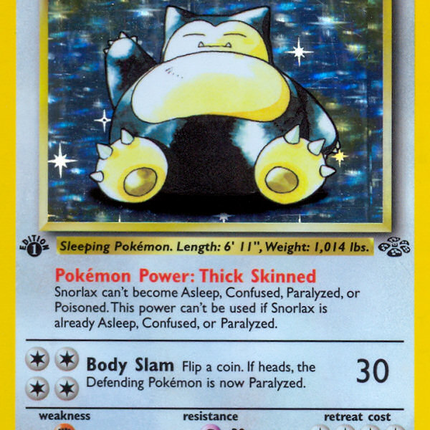 Snorlax (11/64) [Jungle 1st Edition]