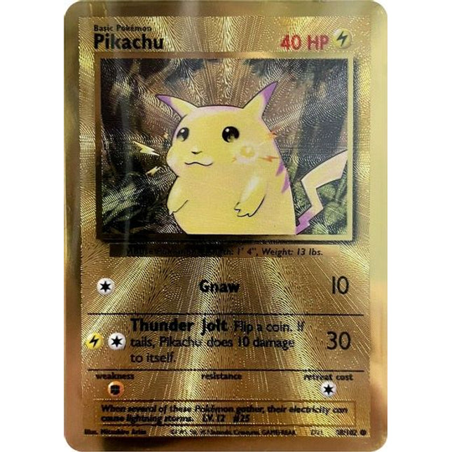Pikachu (58/102) (Celebrations Metal Card) [Celebrations: 25th Anniversary]