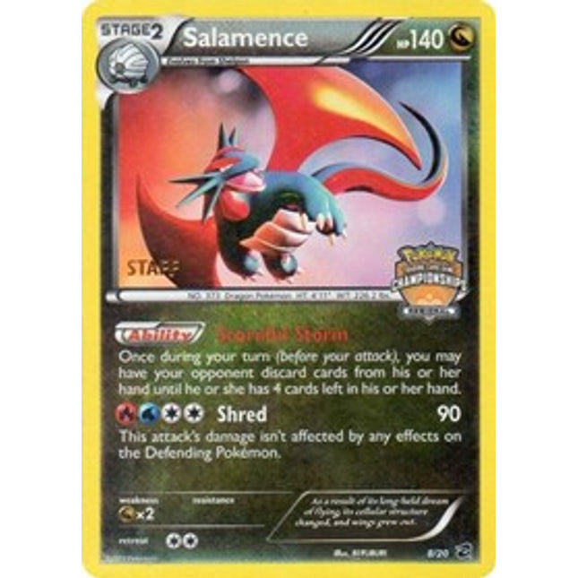 Salamence (8/20) (Regional Championship Promo Staff) [Black & White: Dragon Vault]