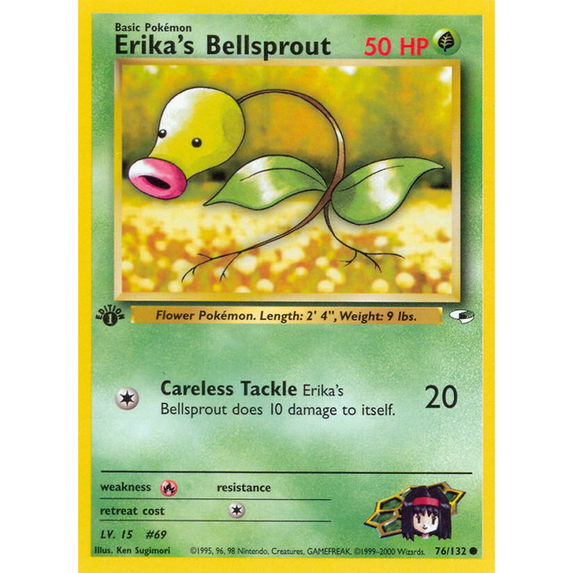 Erika's Bellsprout (76/132) [Gym Heroes 1st Edition]
