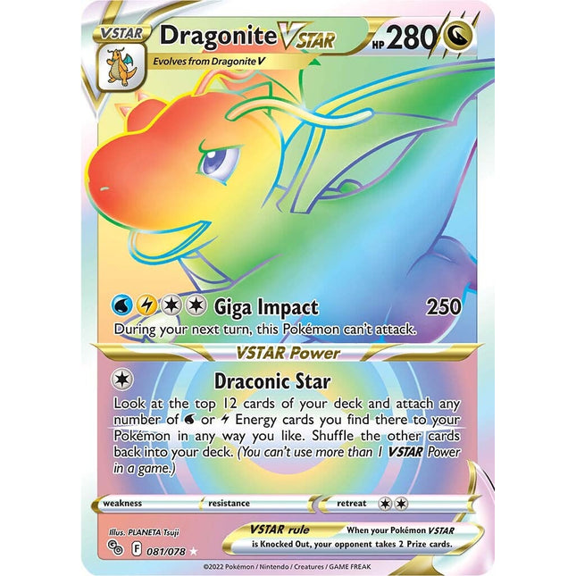 Dragonite VSTAR (081/078) [Pokémon GO]