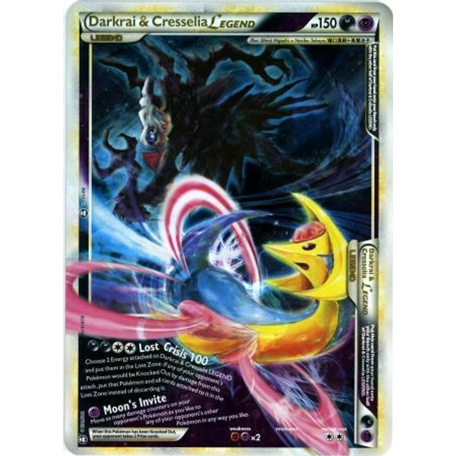 Darkrai & Cresselia LEGEND (99/102) (Jumbo Card) [HeartGold & SoulSilver: Triumphant]