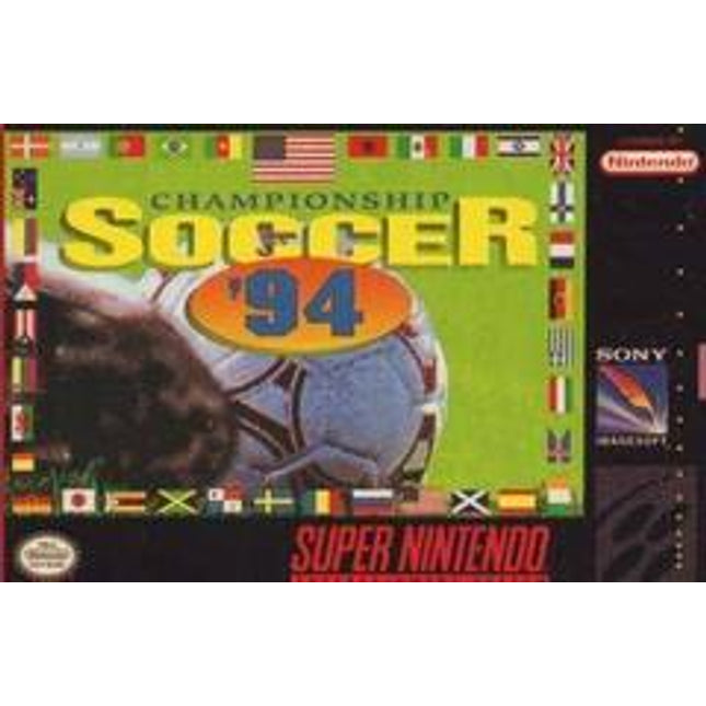 Championship Soccer '94 - Super Nintendo