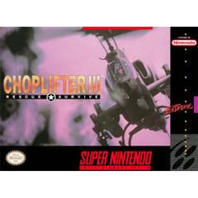 Choplifter 3 - Super Nintendo