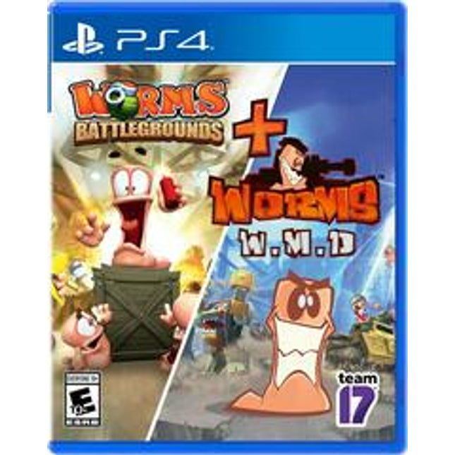 Worms Battlegrounds + Worms W.M.D - Playstation 4