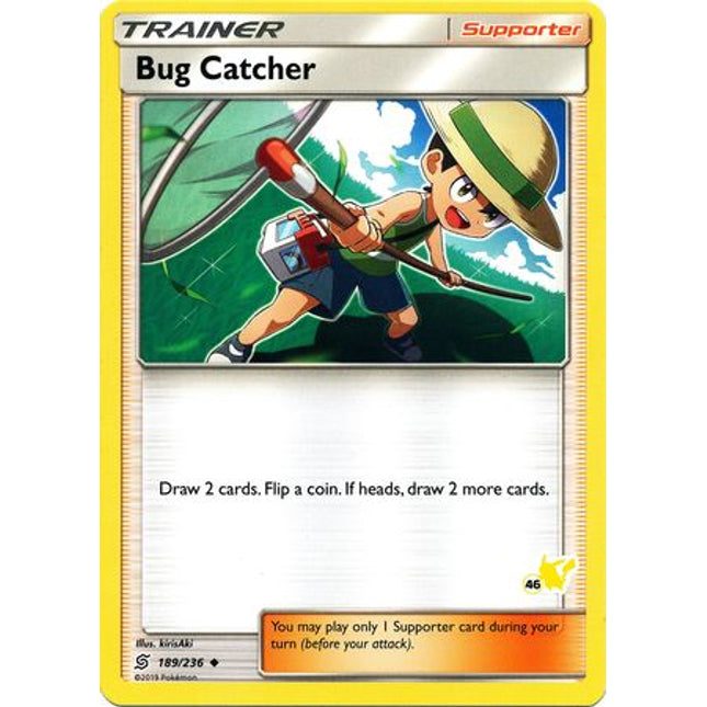 Bug Catcher (189/236) (Pikachu Stamp #46) [Battle Academy 2020]