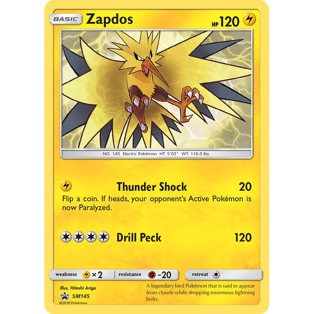 Zapdos [SM Black Star Promos]