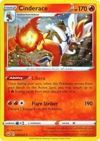 Cinderace - 034/202 (Cosmos Holo) [Miscellaneous Cards & Products]