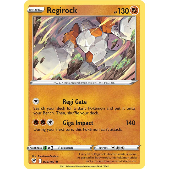 Regirock (075/189) [Sword & Shield: Astral Radiance]